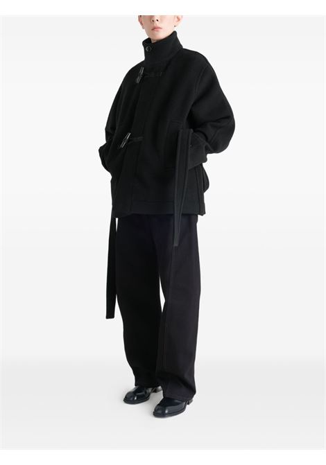 cappotto short duffle coat donna nero LEMAIRE | CO1113 LF1116BK999